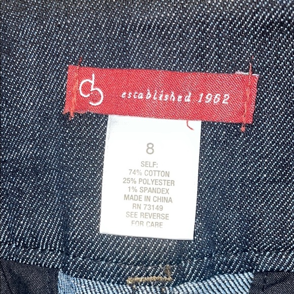 Dress Barn Blue Ankle Cropped Jeans Classic Style - Picture 2 of 8